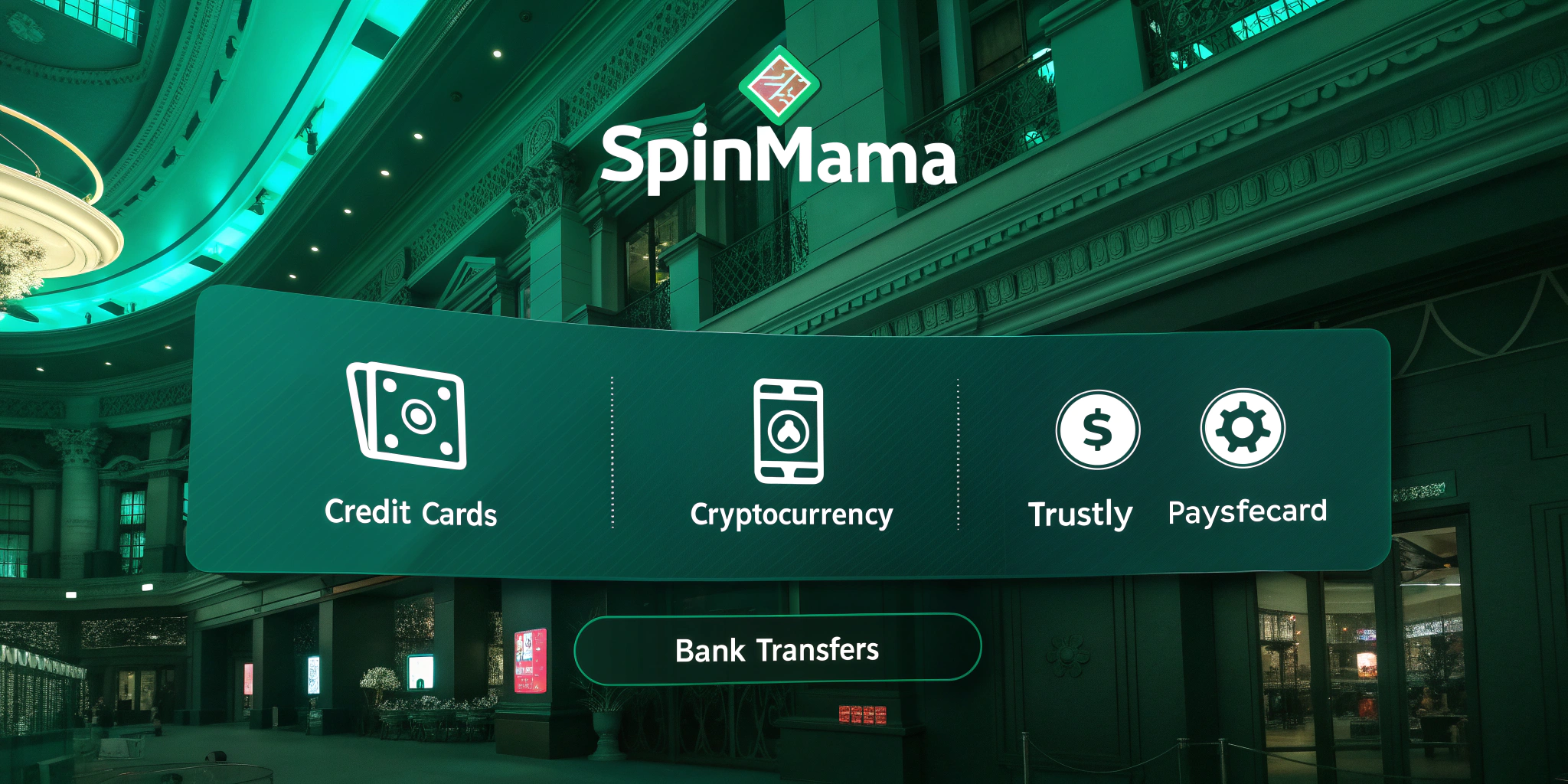 Options de paiement disponibles sur Spinmama